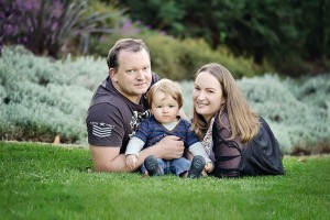 Jason Gilbert and family